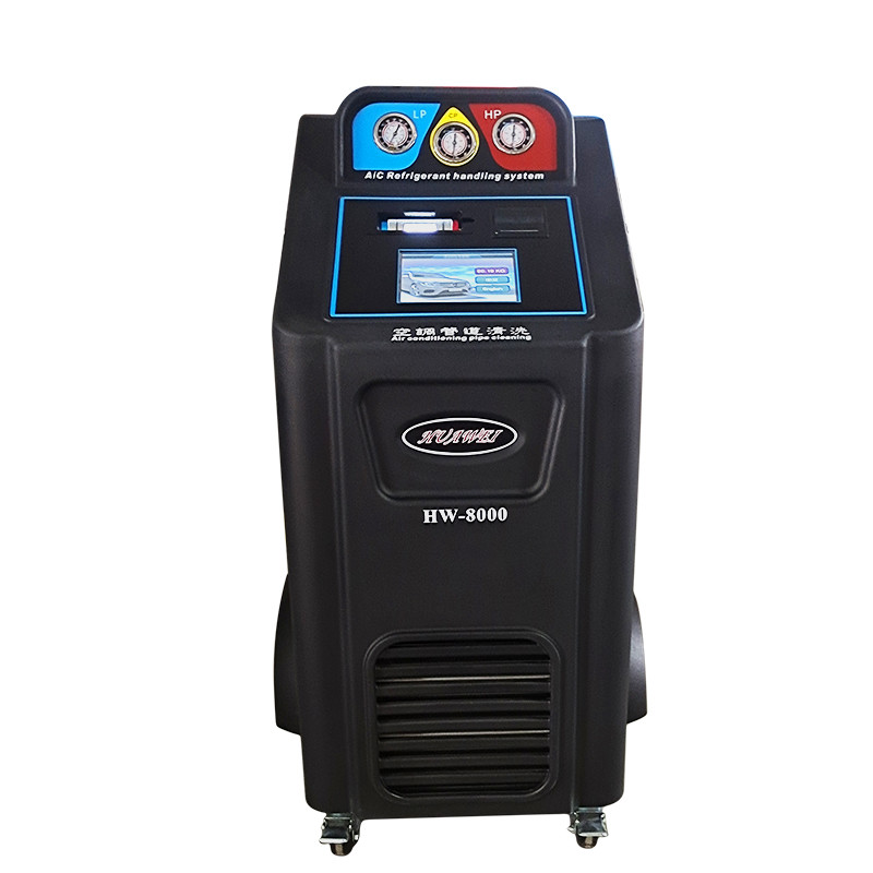 China 650g / Min Car Ac Recovery Machine With Colorful LCD Dynamic Display wholesale