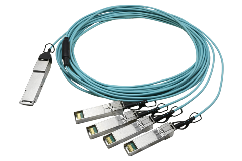 40G QSFP+ to 4 x 10G SFP+ AOC Breakout Active Optical Cables 3m 7m, 10m