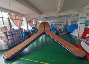 China 20cm Double Wall Fabric Material Y Shape Floating Pontoon Boat Jet Ski Platform , Inflatable Floating Jetski Dock wholesale