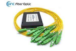 China High Performance Fiber Optic PLC Splitter , 2.0mm SCAPC Optical Wire Splitter wholesale