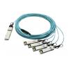 Buy cheap 40G QSFP+ to 4 x 10G SFP+ AOC Breakout Active Optical Cables 3m 7m, 10m from wholesalers