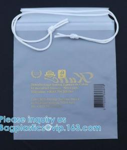 China Biodegradable Drawstring Laundry Bag With Printing,Logo Printed Poly Drawstring Hotel/Travel Laundry Plastic Bag wholesale