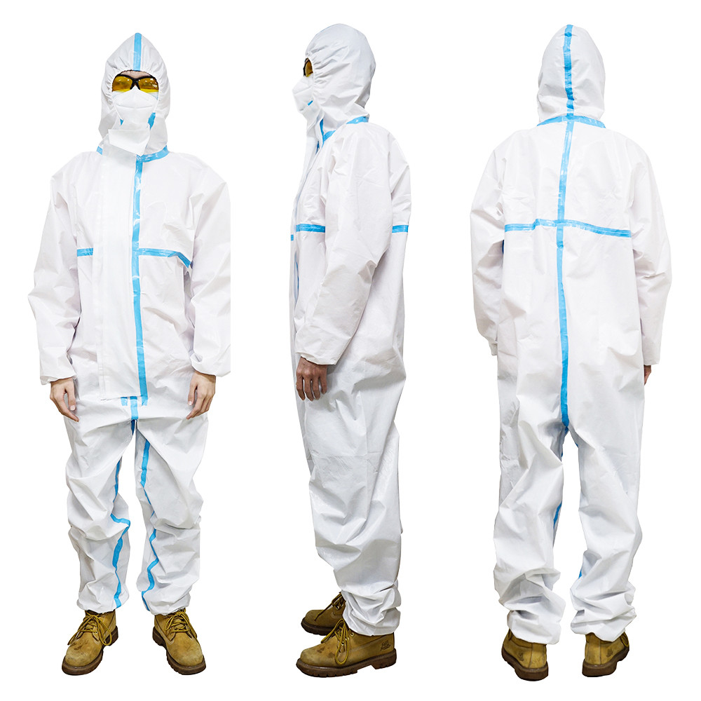 China Dust Proof Non Woven Disposable Protective Coveralls CE FDA Approved wholesale