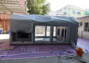 China PVC Tarpaulin Outdoor Inflatable Spray Booth Garage Tent Customized Size wholesale