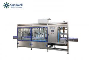 China Full Automatic 4 Head Linear Washing Filling And Capping Machine wholesale