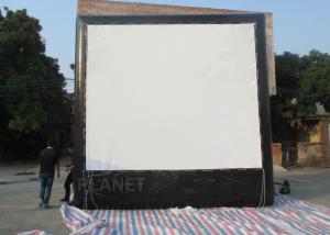 China Air Sealed Backyard Inflatable Movie Screen , Rear Projection Screen For Party wholesale