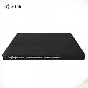 China Ethernet Switch 24 Port 10G SFP + 4 Port 10/100/1000M TP / SFP Managed Fiber Switch wholesale