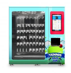 China Tennis Ball Vending Machine With X-Y Axis Elevator And Adjustable Channel Width Function , Sports Gears Vending , Micron wholesale