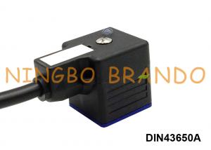 China DIN 43650 Form A Molded Cable Solenoid Coil Connector IP67 DIN 43650A wholesale