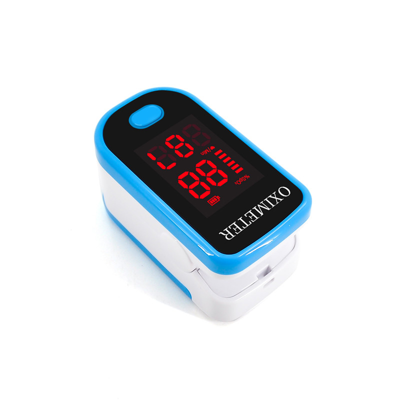 China 2 AAA Battery Powerd LED Display ABS Shell FingerTip Pulse Oximeter wholesale