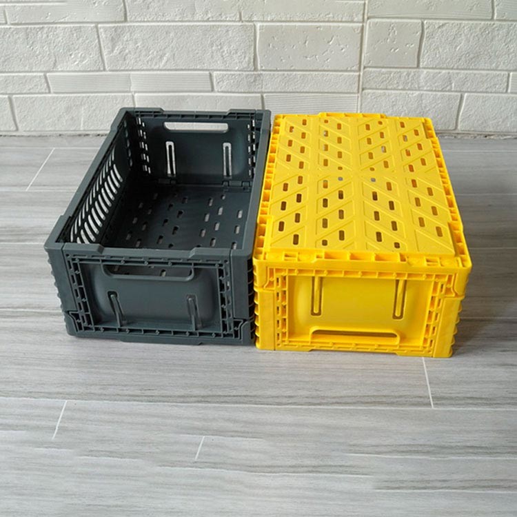 China Small Vented Collapsible Storage Crate PP Plastic For Snack Fruit wholesale