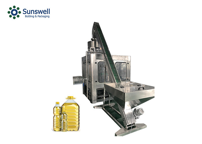 China Vegetable Edible Oil Bottling Filling Capping Machine 50mm Advanced Technology wholesale