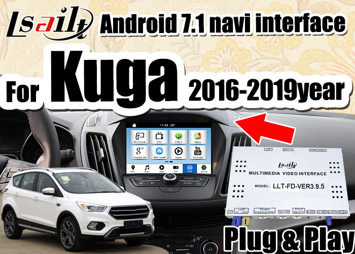 China Android 7.1/9.0 Ford Navigation interface for Kuga sync3 2016-2020 with 32G ROM , youtube , waze, play store , Chrome wholesale