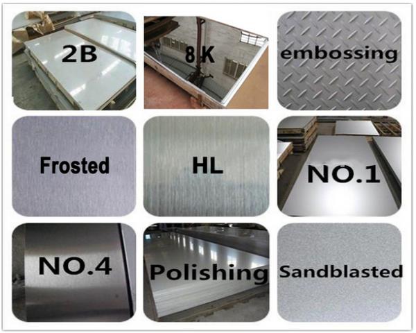 Inox 316 Stainless Steel Plate 201 430 304 Grade Hot Rolled