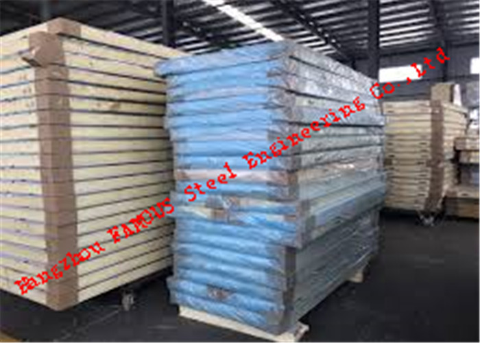 China Large Refrigerated Cold Room Panel And PU Sandwich Panels For Walk In Modular Freezer Room Cooler wholesale
