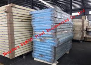 China Tongue and groove PU sandwich panels for cold room, camlock included polyurethane sandwich panels for freezer wholesale
