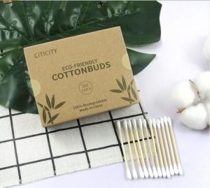 China Medical Cleaning Cotton Ball Roll Bamboo Cotton Swabs wholesale