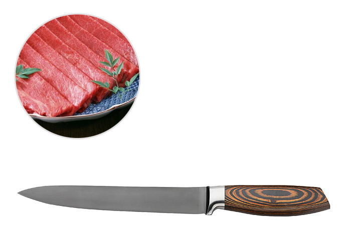 China High Hardness Kitchen Meat Knife , Fish Slicer Knife ODM / OEM Acceptable wholesale