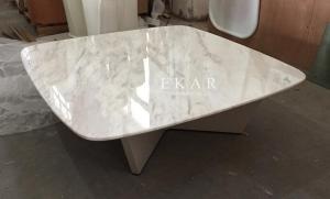 China Modern Square Design Marble Coffee Table W001H1 wholesale