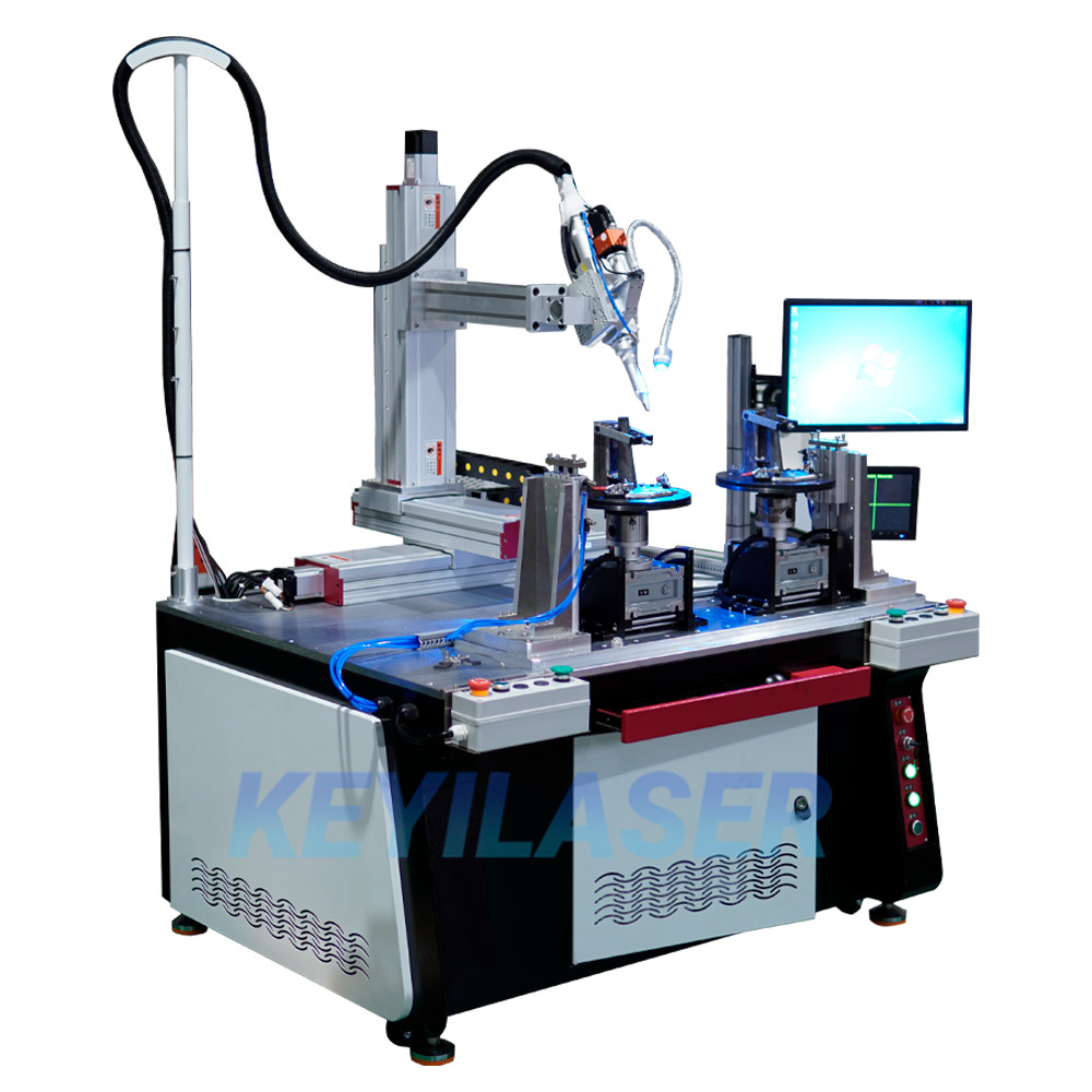 Buy cheap Double Work Position Four Axis 1000W Laser Welding Machine For Metal from wholesalers