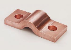 China Bare Copper Wire 99.99% Flexible Copper Busbar Connection , Laminated Copper Flexible Jumper wholesale