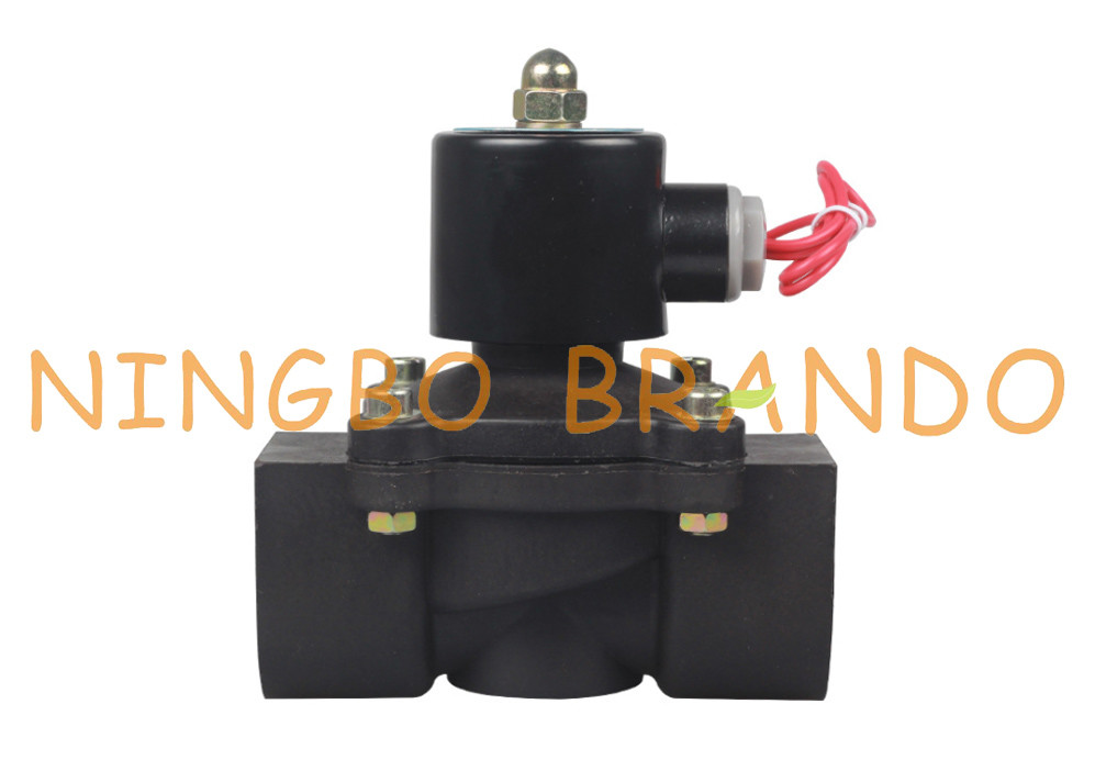 China 2 Way Normally Closed Plastic Electric Water Solenoid Valve 2" 12VDC 24VDC 220VAC wholesale