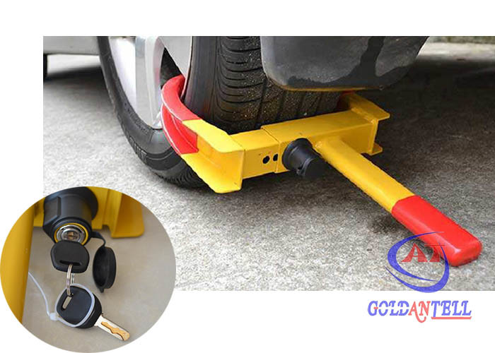 Quality Steel Thick 2.74mm Anti Theft Car Wheel Tyre Lock Clamp for sale