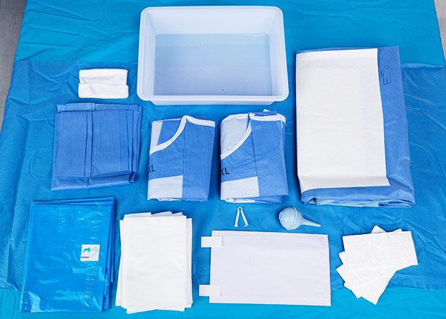 China Medical Disposable Sterile Surgical C Ection Pack Caesarean Section Kit 6 Packs / Ctn wholesale