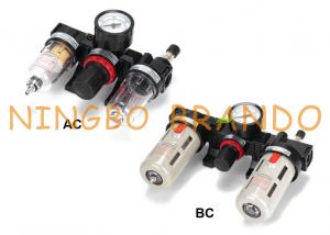 China AC BC Series Airtac Type FRL Pneumatic Air Filter Regulator Lubricator wholesale