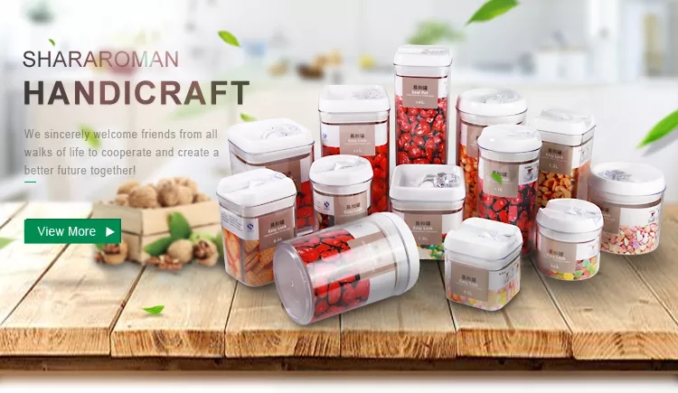 10pcs Set Kitchen Use Durable Customized Airtight Plastic Dry Food Storage Container