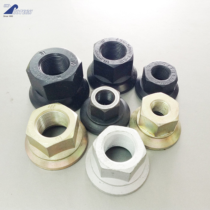 China Hex nuts for structural bolting with large width across flats(heating galvanized, increasing tapping size) wholesale
