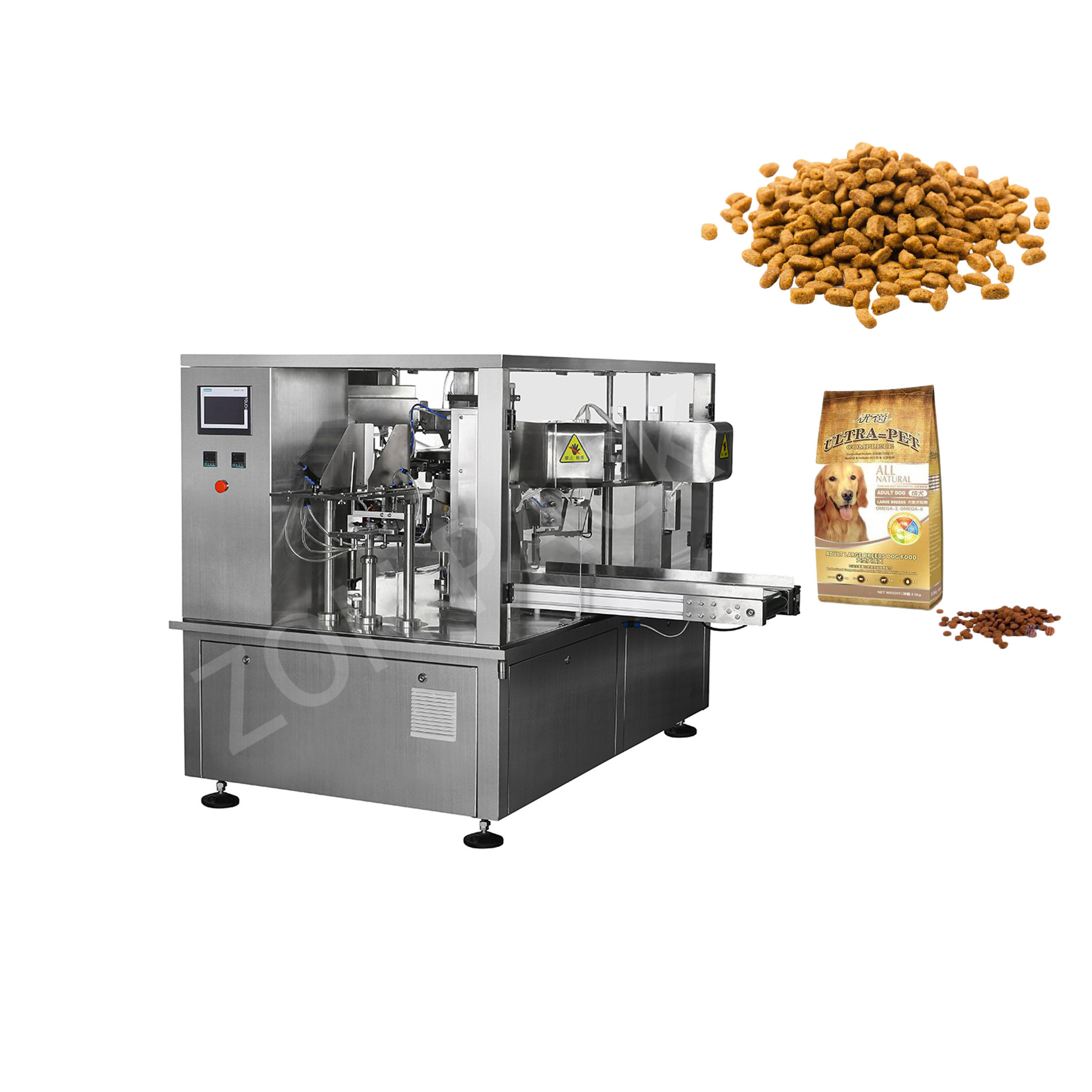 China Cashew Nuts Packing Flat Pouch Rotary Packing Machine CE Certification wholesale
