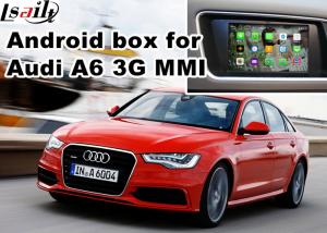 China Audi A6 S6 Video interface Mirror Link Rearview Gps Car Navigation Device Quad Core 1.6 Ghz Cpu wholesale