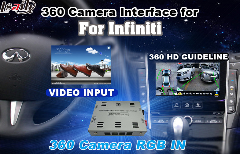 China CCC CE Certificate HD Reverse Camera Interface For Infiniti Q50/Q50L/Q60 , 100*80*30MM wholesale