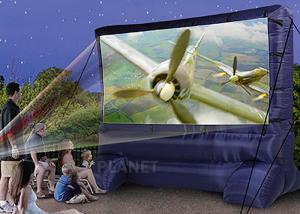 China Lightweight Inflatable Outdoor Projector Screen Fabric Material Apply To Home wholesale