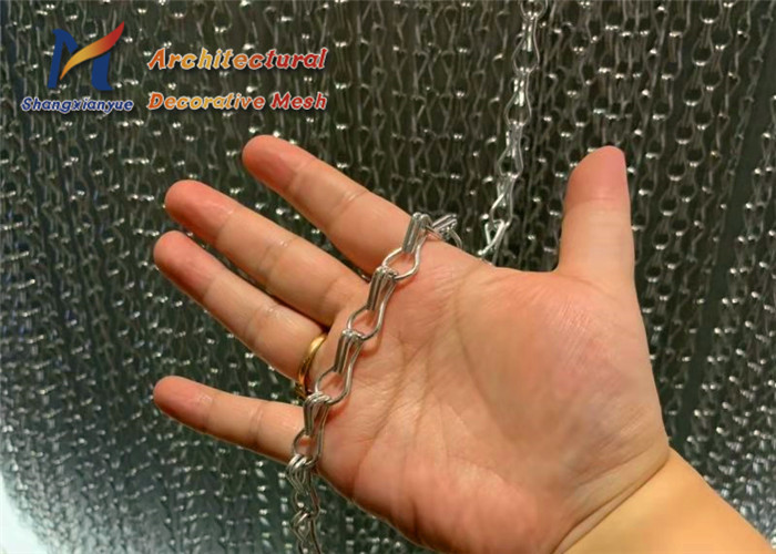 China Shape Volume 1.6mm Chain Link Curtain Decorative Circle Ceilings Wall wholesale