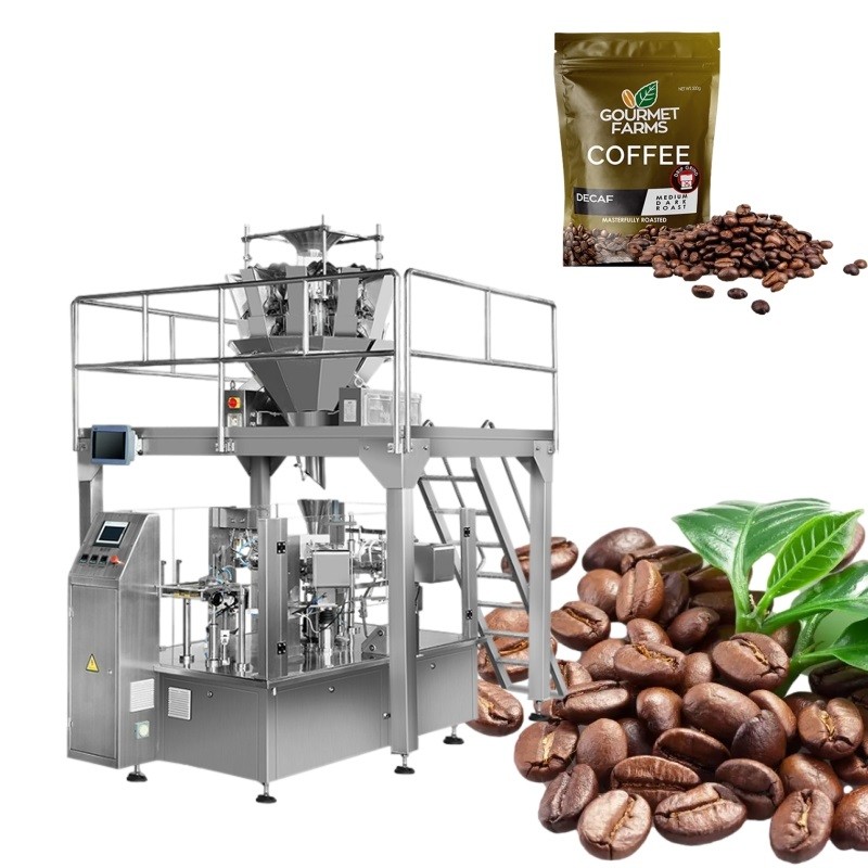 China Automatic Zipper Doypack Packing Machine For Chocolate Bean wholesale