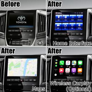 China Toyota Land Cruiser LC200 Car Video Interface Upgrade Carplay Android Auto Durable wholesale