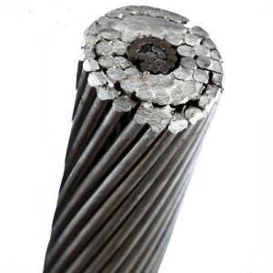 China Customized Silver AACSR Conductor With Coated Steel Core Wear Resistance wholesale