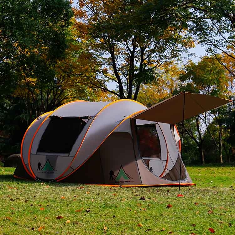 China 5 Person Sonsill Odorless Portable Camping Tent Detachable Automatic Easy Install wholesale