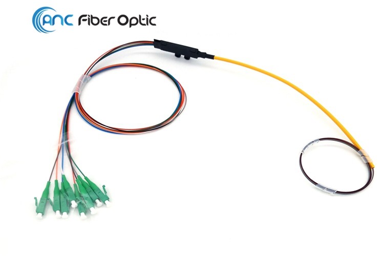 China 8F LC/APC Fiber Optic Pigtail wholesale