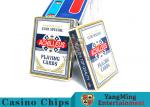 China Customized 150g / Pcs Casino Playing Cards With Anti - Fade Clear Printing wholesale
