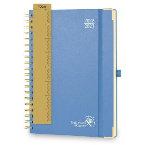 China Two-Page Weekly Planner For The 12 Months July 2022 - June 2023 In Light Blue wholesale
