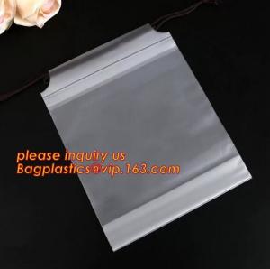 China biodegradable Factory Direct High Quality Drawstring Pouch Custom Printed Draw String Laundry Clothing Packaging Courier wholesale