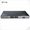 Buy cheap AC 100V - 240V Ethernet POE Switch 16 Port 1000M 802.3at 2 1000M SFP Ports from wholesalers