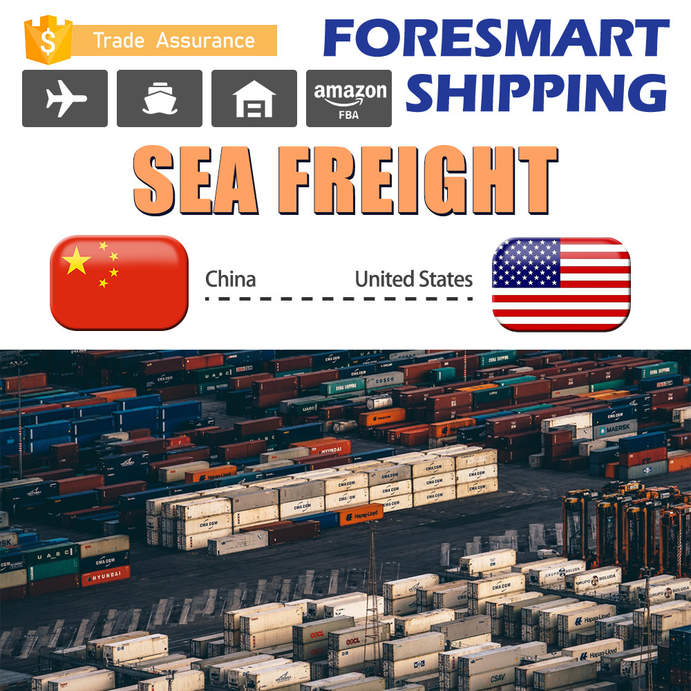 China 20FT 40FT 40HQ LCL Sea Freight Shipping To USA From China wholesale
