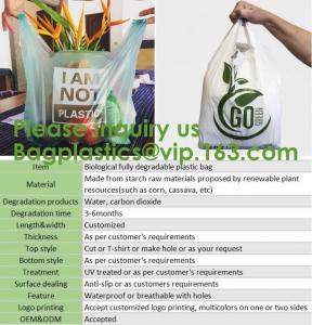 China Tougher Stronger Market Bags, freezer Eco Friendly Pla Compostable Corn Starch Garbage Bag Rubbish/Trash Bag Biodegra wholesale