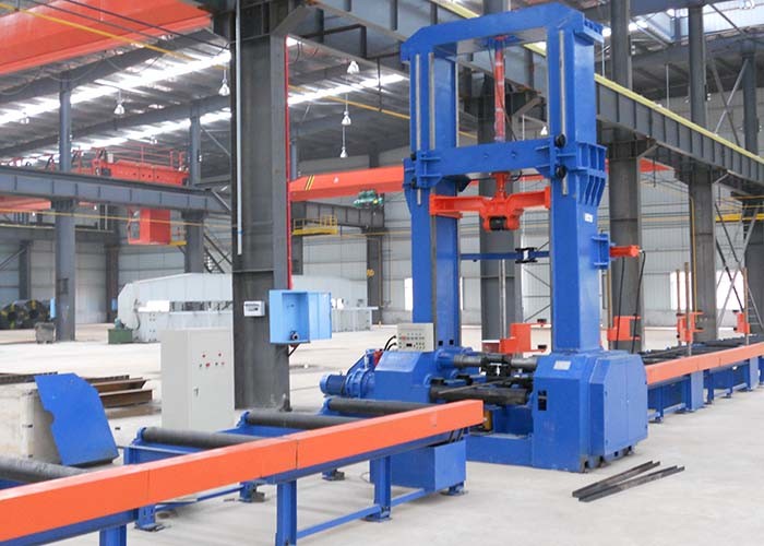 China Hydraulic H Beam Production Line Automatic Centering 2500mm Web Height 9.5 KW Input wholesale
