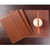 Buy cheap Eco Friendly 45x30cm 5mm Thick Woven Bamboo Placemats from wholesalers