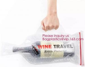 China Bottle Protector Bubble Travel Bag,Travel Trip Bag With Bubble Inside And Double ks,Sleeve Travel Bag - Inner Skin wholesale